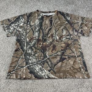 Outfitters Ridge Short Sleeve Camouflage TShirt Men’s XL Realtree Hardwoods Camo